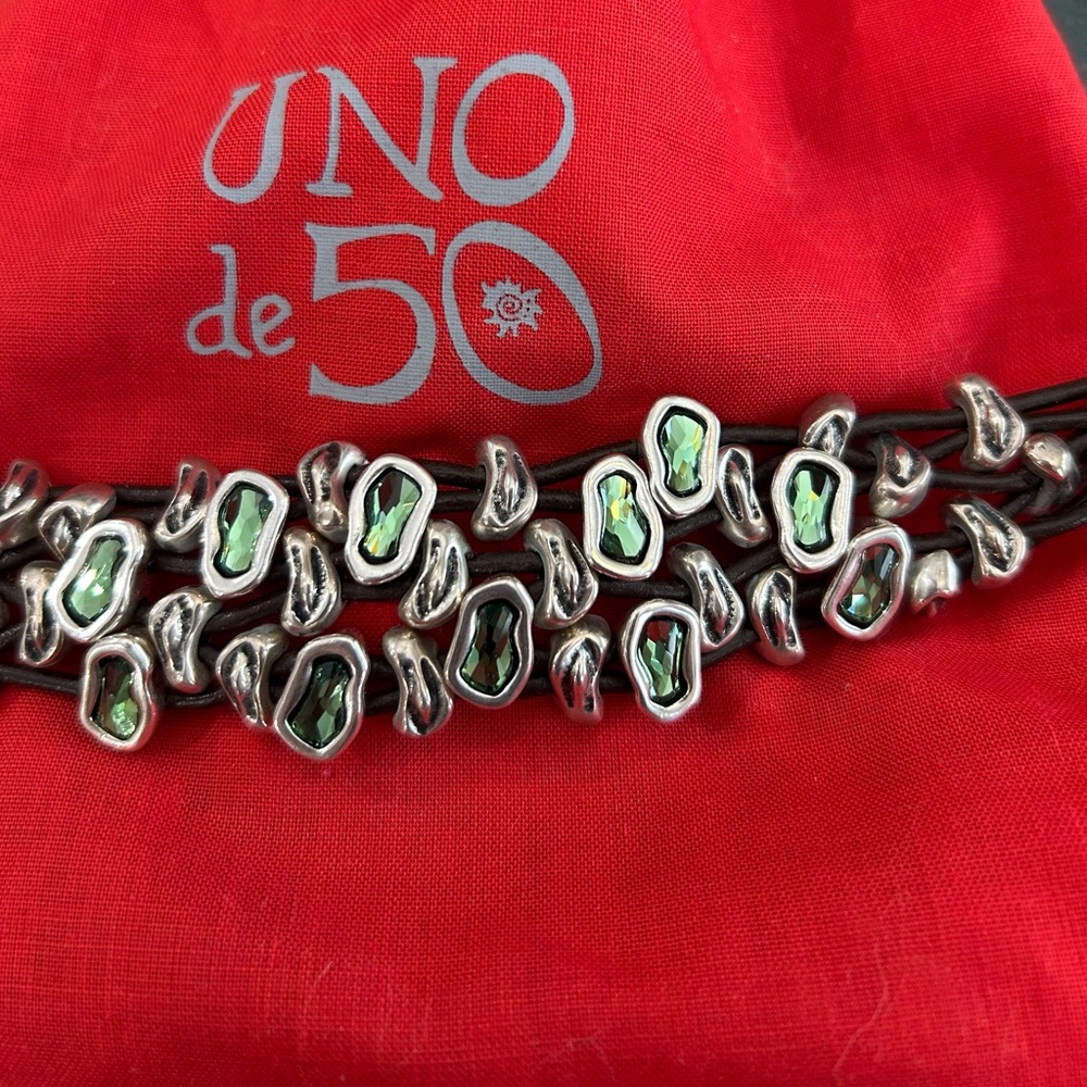 UNO de 50 Silver-Plated Sweet Danger Bracelet - Picture 3 of 8